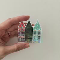 Image 2 of Haverwerf Mechelen Vinyl Sticker – Botanical City Art