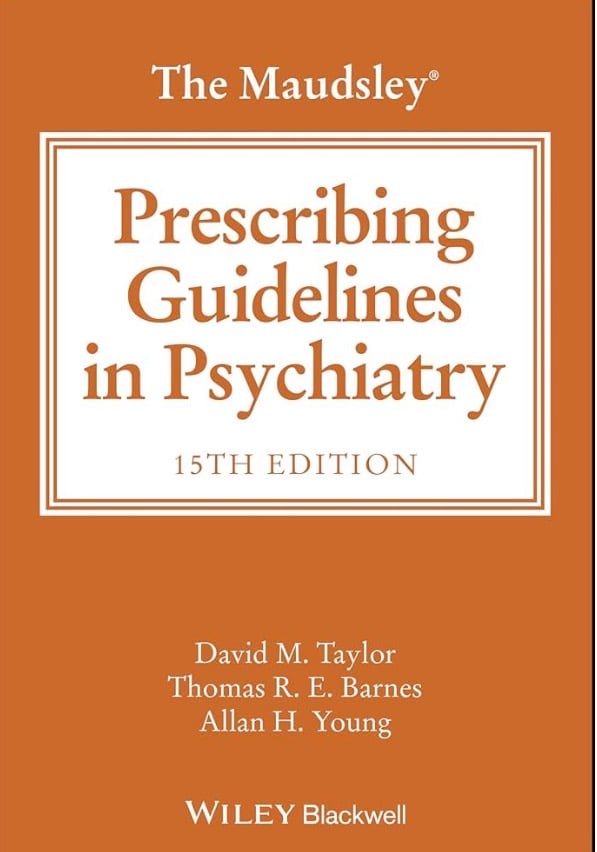 Image of The Maudsley Prescribing Guidelines in Psychiatry 15th Edition - eBook