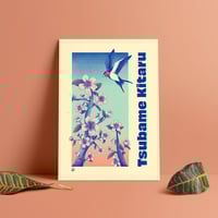 Image 3 of Tsubame Kitaru— Mini print 18x24cm