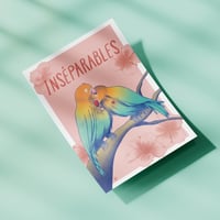 Image 1 of Inséparables— Mini print 18x24cm