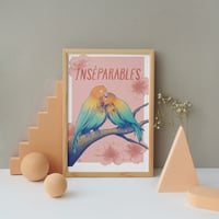 Image 3 of Inséparables— Mini print 18x24cm