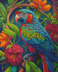 Image 2 of Amazonia Full Size Diamond Painting by RomantzArt