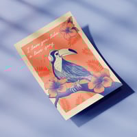 Image 1 of Love you like a love song— Mini print 18x24cm