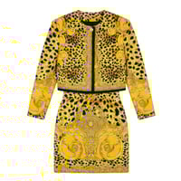 Image 1 of Versace Istante Spring 1993 Skirt Suit & Belt