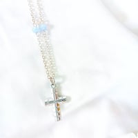 Image 2 of Blue cross necklace 