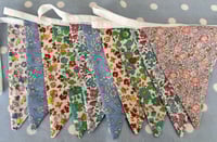 Image 3 of Liberty Fabric Bunting, Banner, Party Flag