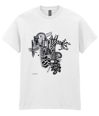 'Squiggly' T-shirt White