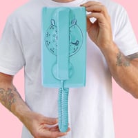 Image 5 of Aqua Rotary Phone plaque