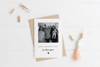 Personalised Photo Mother’s Day Card