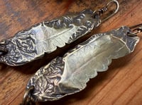 Image 5 of Mossy Forest brass earrings . n26