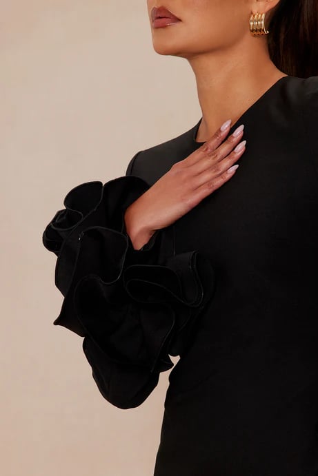 Image of Ruffle Sleeve Mini