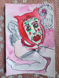 "Kitten" painting