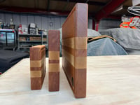 Image 4 of Handcrafted full set of 3 Cherry cutting boards double sided!