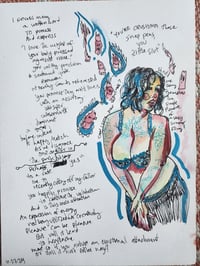 Image 1 of "Crushing the snap peas" painting 