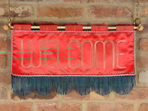 Image of Welcome in Flaming Coral 