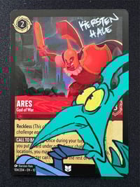 Lorcana Card Alter and Autograph- Panic