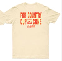 Image 1 of For country, cup and cone Shirt