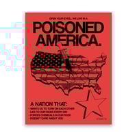 POISONED AMERICA PRINT 