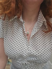 Image 5 of Ready to ship! 'Mermaids Kiss ' Sterling Silver Pebble and Green Cornish Seaglass 