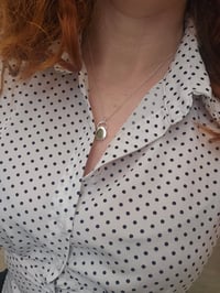 Image 10 of Ready to ship! 'Mermaids Kiss ' Sterling Silver Pebble and Green Cornish Seaglass 