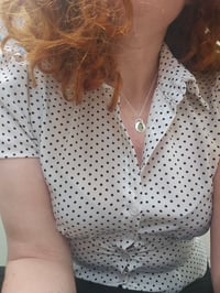 Image 12 of Ready to ship! 'Mermaids Kiss ' Sterling Silver Pebble and Green Cornish Seaglass 