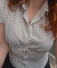 Image 6 of Ready to ship! 'Mermaids Kiss ' Sterling Silver Pebble and Green Cornish Seaglass 