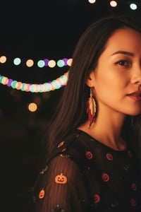 Image 2 of Red, Gold & Tan Feather, Friend & Flash