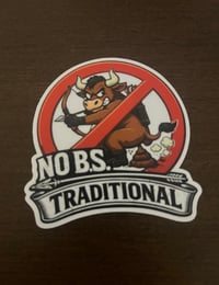 No B.S. Traditional Bull Sticker