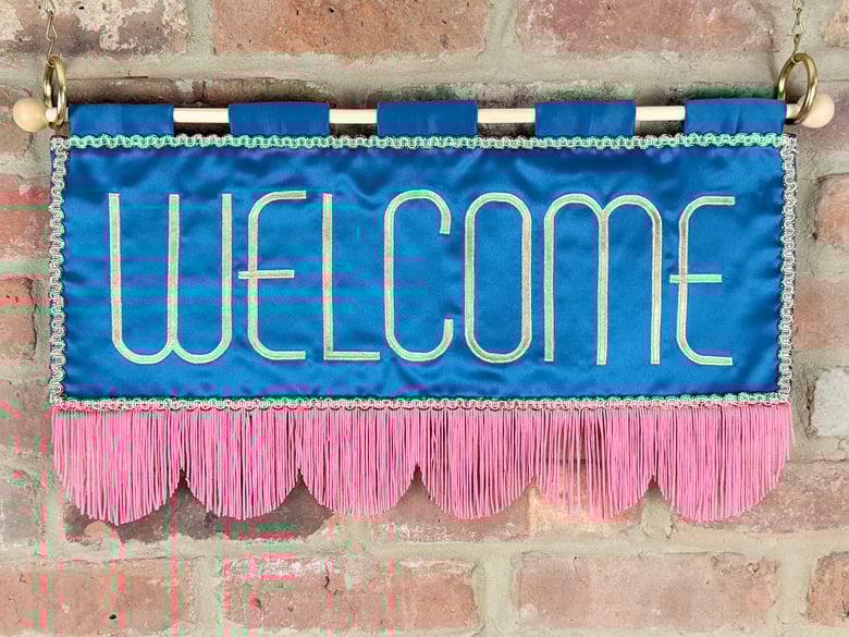 Image of Welcome in Constellation Blue