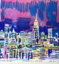 NYC Lights / Drawing A Day 3.19.26