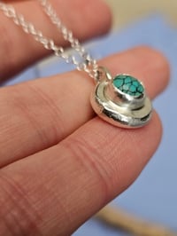 Image 7 of Ready to Ship! 'Tangled Secrets ' - Matrix Turquoise and Sterling Silver 