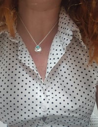 Image 1 of Ready to Ship! 'Tangled Secrets ' - Matrix Turquoise and Sterling Silver 