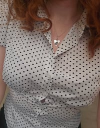 Image 10 of Ready to ship! 'Heart of 1000 oceans ' - pale blue cornish Seaglass in Sterling Silver Heart