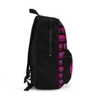 Image 2 of BRITO! Street Sticker Backpack — Bold Pink Logo Urban Daypack