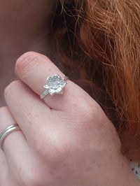 Image 5 of Made to order in 1 to 3 weeks! ' Flower Ring ' can be made in any ring size from K upwards 