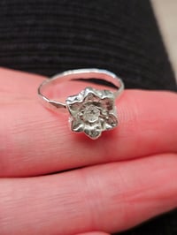 Image 7 of Made to order in 1 to 3 weeks! ' Flower Ring ' can be made in any ring size from K upwards 