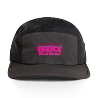 Nylon Cap — BRITO! Street Sticker Pink Logo