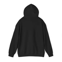 Image 3 of Black Hoodie with Embroidered Logo — Minimal Streetwear Pullover