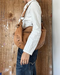 Image 13 of AGED TAN LEATHER BAG