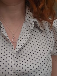 Image 1 of Ready to ship! Wire Horseshoe Sterling Silver 