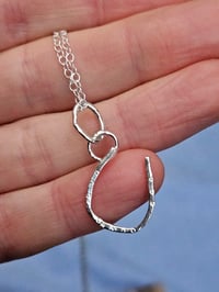 Image 5 of Ready to ship! Wire Horseshoe Sterling Silver 