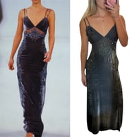 Image 1 of Badgley Mischka 1995 Vintage Beaded Gown