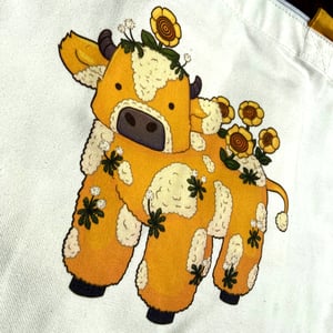 Image of Large Zipper Minecraft Cow Totes | Totes