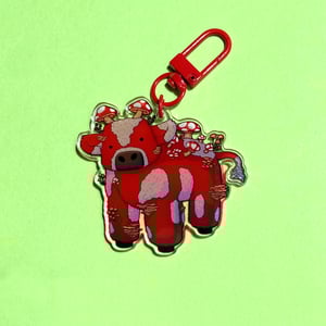 Image of Mooshroom Phone/Key Charms | Acrylic Charms