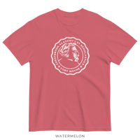 Image 4 of Vintage Circle Badge Tee – White Ink