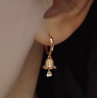 Image 1 of Ring Bell Hoops