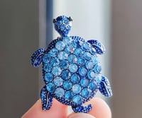 Image 1 of Diamond Turtle Brooch