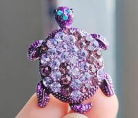 Image 2 of Diamond Turtle Brooch