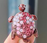 Image 3 of Diamond Turtle Brooch