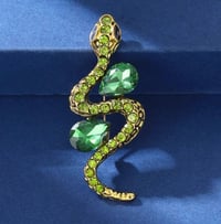 Image 1 of Diamond Snake Brooch 